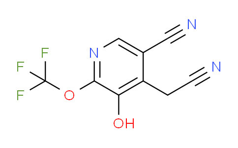 5-Cyano-3-hydroxy-2-(trifluoromethoxy)pyridine-4-acetonitrile