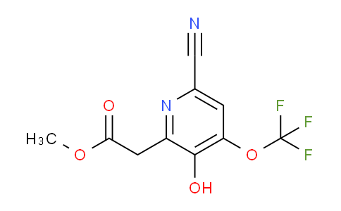 Methyl 6-cyano-3-hydroxy-4-(trifluoromethoxy)pyridine-2-acetate