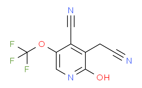 4-Cyano-2-hydroxy-5-(trifluoromethoxy)pyridine-3-acetonitrile