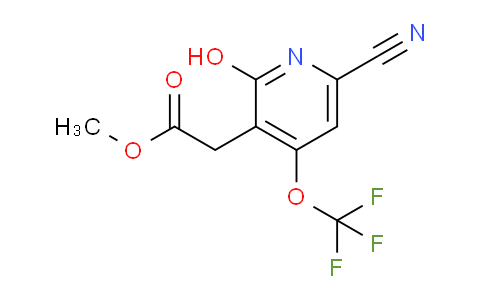 Methyl 6-cyano-2-hydroxy-4-(trifluoromethoxy)pyridine-3-acetate