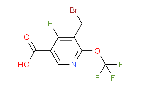3-(Bromomethyl)-4-fluoro-2-(trifluoromethoxy)pyridine-5-carboxylic acid