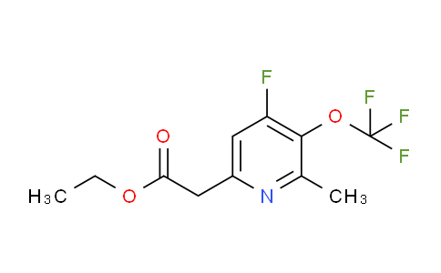 AM171069 | 1804433-44-0 | Ethyl 4-fluoro-2-methyl-3-(trifluoromethoxy)pyridine-6-acetate