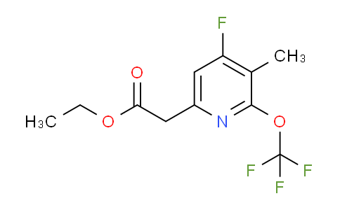 AM171075 | 1804642-38-3 | Ethyl 4-fluoro-3-methyl-2-(trifluoromethoxy)pyridine-6-acetate