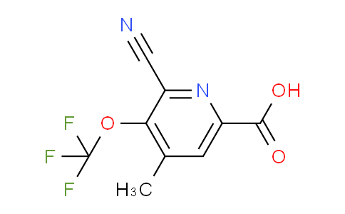 AM171083 | 1804396-86-8 | 2-Cyano-4-methyl-3-(trifluoromethoxy)pyridine-6-carboxylic acid