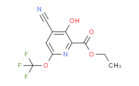 Ethyl 4-cyano-3-hydroxy-6-(trifluoromethoxy)pyridine-2-carboxylate