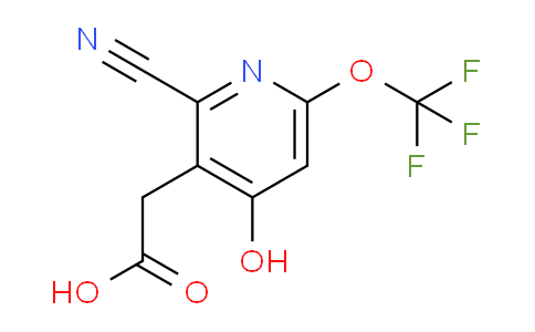 2-Cyano-4-hydroxy-6-(trifluoromethoxy)pyridine-3-acetic acid