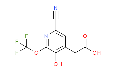 AM171100 | 1804774-48-8 | 6-Cyano-3-hydroxy-2-(trifluoromethoxy)pyridine-4-acetic acid