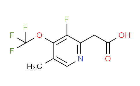 3-Fluoro-5-methyl-4-(trifluoromethoxy)pyridine-2-acetic acid