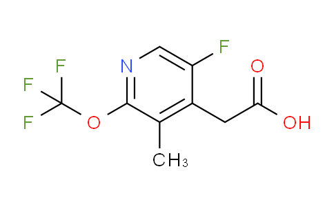 5-Fluoro-3-methyl-2-(trifluoromethoxy)pyridine-4-acetic acid