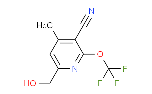 3-Cyano-4-methyl-2-(trifluoromethoxy)pyridine-6-methanol