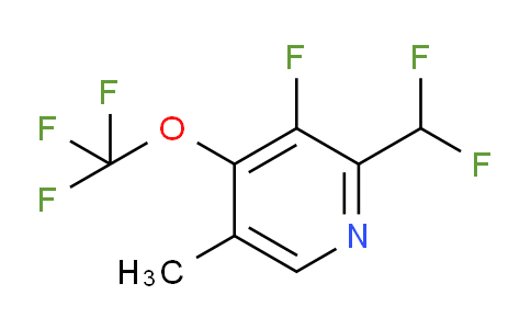 2-(Difluoromethyl)-3-fluoro-5-methyl-4-(trifluoromethoxy)pyridine
