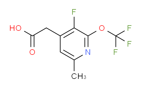 3-Fluoro-6-methyl-2-(trifluoromethoxy)pyridine-4-acetic acid