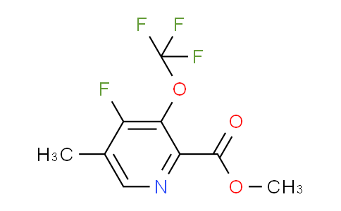 AM171171 | 1806182-59-1 | Methyl 4-fluoro-5-methyl-3-(trifluoromethoxy)pyridine-2-carboxylate