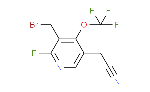 AM171180 | 1803941-90-3 | 3-(Bromomethyl)-2-fluoro-4-(trifluoromethoxy)pyridine-5-acetonitrile