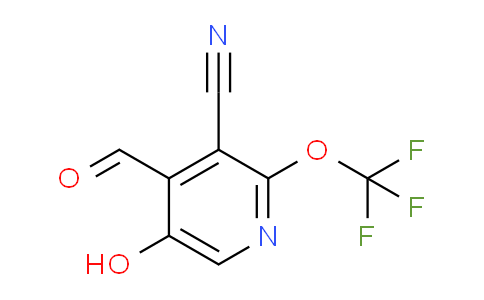 3-Cyano-5-hydroxy-2-(trifluoromethoxy)pyridine-4-carboxaldehyde