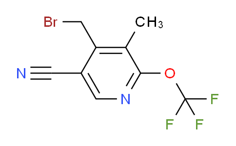 4-(Bromomethyl)-5-cyano-3-methyl-2-(trifluoromethoxy)pyridine