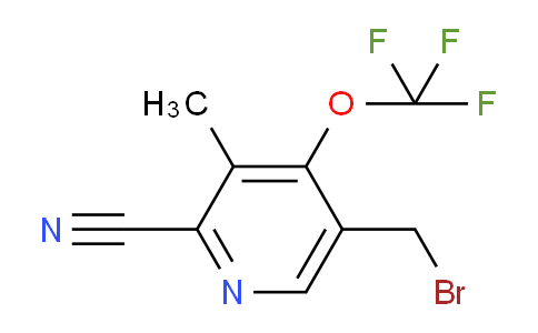 5-(Bromomethyl)-2-cyano-3-methyl-4-(trifluoromethoxy)pyridine