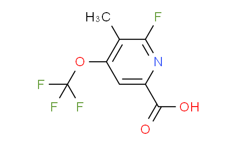 AM171238 | 1804781-52-9 | 2-Fluoro-3-methyl-4-(trifluoromethoxy)pyridine-6-carboxylic acid