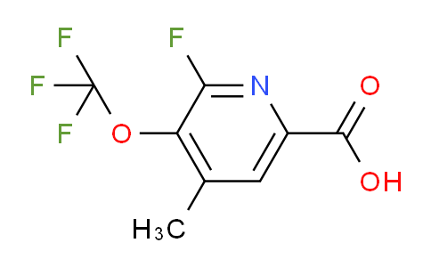 AM171242 | 1803937-33-8 | 2-Fluoro-4-methyl-3-(trifluoromethoxy)pyridine-6-carboxylic acid