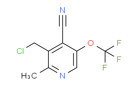 3-(Chloromethyl)-4-cyano-2-methyl-5-(trifluoromethoxy)pyridine