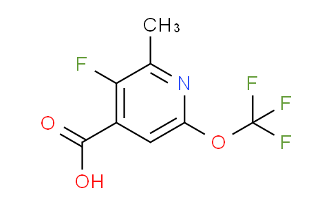 AM171260 | 1806719-67-4 | 3-Fluoro-2-methyl-6-(trifluoromethoxy)pyridine-4-carboxylic acid