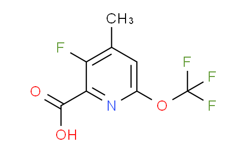 AM171265 | 1806719-71-0 | 3-Fluoro-4-methyl-6-(trifluoromethoxy)pyridine-2-carboxylic acid