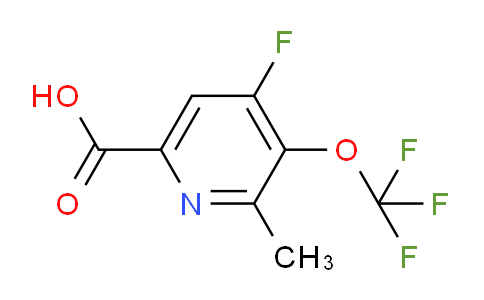 AM171270 | 1804432-66-3 | 4-Fluoro-2-methyl-3-(trifluoromethoxy)pyridine-6-carboxylic acid