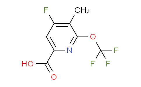 AM171271 | 1804315-51-2 | 4-Fluoro-3-methyl-2-(trifluoromethoxy)pyridine-6-carboxylic acid