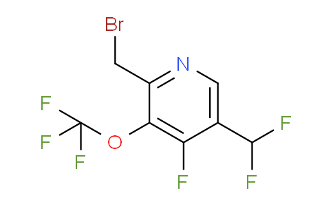 2-(Bromomethyl)-5-(difluoromethyl)-4-fluoro-3-(trifluoromethoxy)pyridine