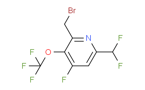 2-(Bromomethyl)-6-(difluoromethyl)-4-fluoro-3-(trifluoromethoxy)pyridine