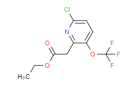 Ethyl 6-chloro-3-(trifluoromethoxy)pyridine-2-acetate