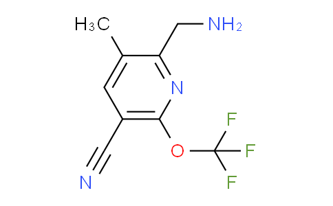 2-(Aminomethyl)-5-cyano-3-methyl-6-(trifluoromethoxy)pyridine