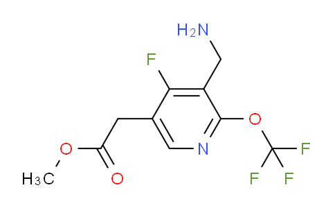 Methyl 3-(aminomethyl)-4-fluoro-2-(trifluoromethoxy)pyridine-5-acetate