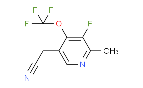 AM171364 | 1806259-40-4 | 3-Fluoro-2-methyl-4-(trifluoromethoxy)pyridine-5-acetonitrile