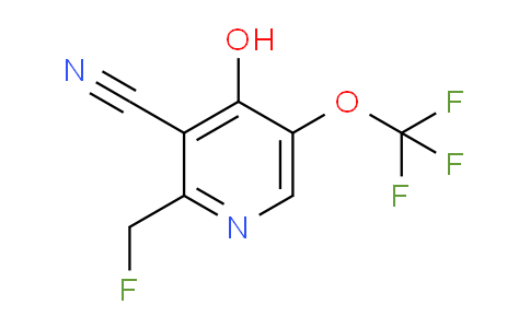 3-Cyano-2-(fluoromethyl)-4-hydroxy-5-(trifluoromethoxy)pyridine