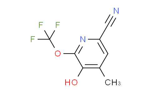 6-Cyano-3-hydroxy-4-methyl-2-(trifluoromethoxy)pyridine