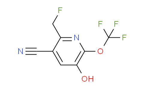 3-Cyano-2-(fluoromethyl)-5-hydroxy-6-(trifluoromethoxy)pyridine
