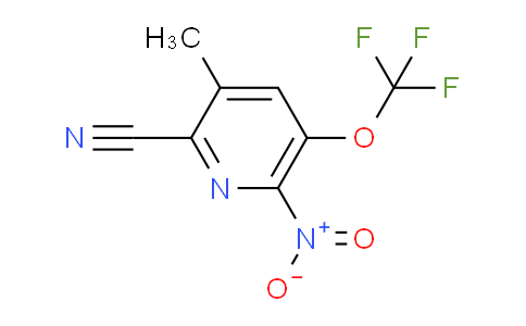 2-Cyano-3-methyl-6-nitro-5-(trifluoromethoxy)pyridine