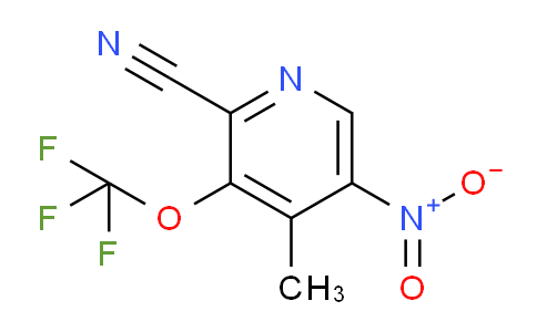 2-Cyano-4-methyl-5-nitro-3-(trifluoromethoxy)pyridine