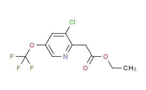 Ethyl 3-chloro-5-(trifluoromethoxy)pyridine-2-acetate