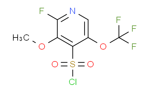 AM171406 | 1806720-16-0 | 2-Fluoro-3-methoxy-5-(trifluoromethoxy)pyridine-4-sulfonyl chloride