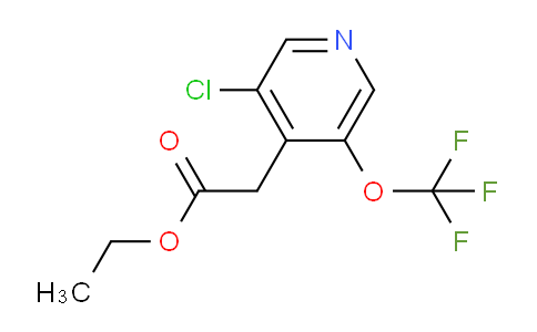Ethyl 3-chloro-5-(trifluoromethoxy)pyridine-4-acetate
