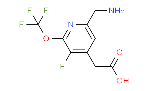 6-(Aminomethyl)-3-fluoro-2-(trifluoromethoxy)pyridine-4-acetic acid