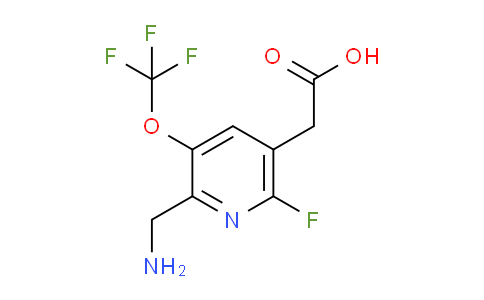 2-(Aminomethyl)-6-fluoro-3-(trifluoromethoxy)pyridine-5-acetic acid