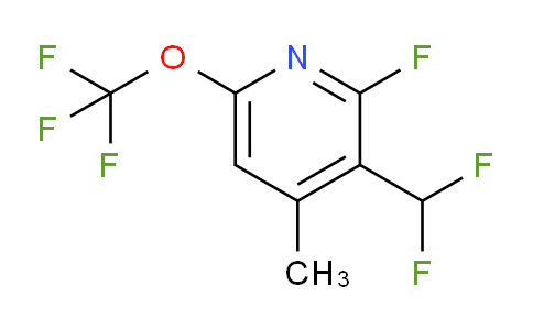 3-(Difluoromethyl)-2-fluoro-4-methyl-6-(trifluoromethoxy)pyridine