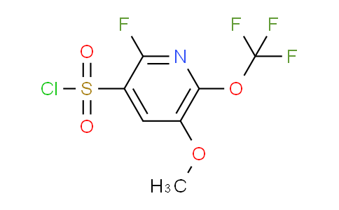 AM171419 | 1804309-72-5 | 2-Fluoro-5-methoxy-6-(trifluoromethoxy)pyridine-3-sulfonyl chloride