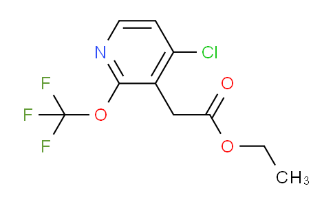 Ethyl 4-chloro-2-(trifluoromethoxy)pyridine-3-acetate