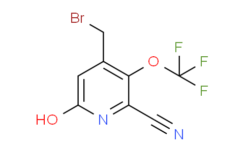 4-(Bromomethyl)-2-cyano-6-hydroxy-3-(trifluoromethoxy)pyridine
