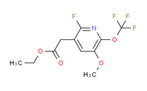 Ethyl 2-fluoro-5-methoxy-6-(trifluoromethoxy)pyridine-3-acetate