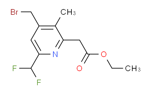 AM17147 | 1361499-52-6 | Ethyl 4-(bromomethyl)-6-(difluoromethyl)-3-methylpyridine-2-acetate